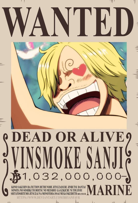 Sanji - One Piece Poster