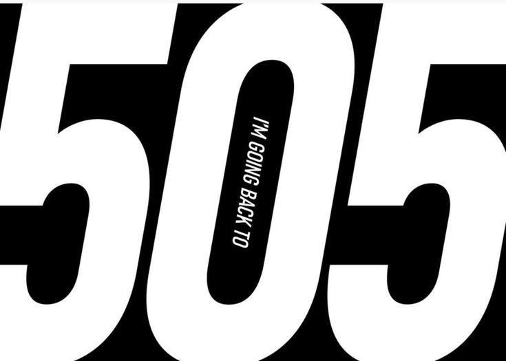 “Im going back to 505” Poster