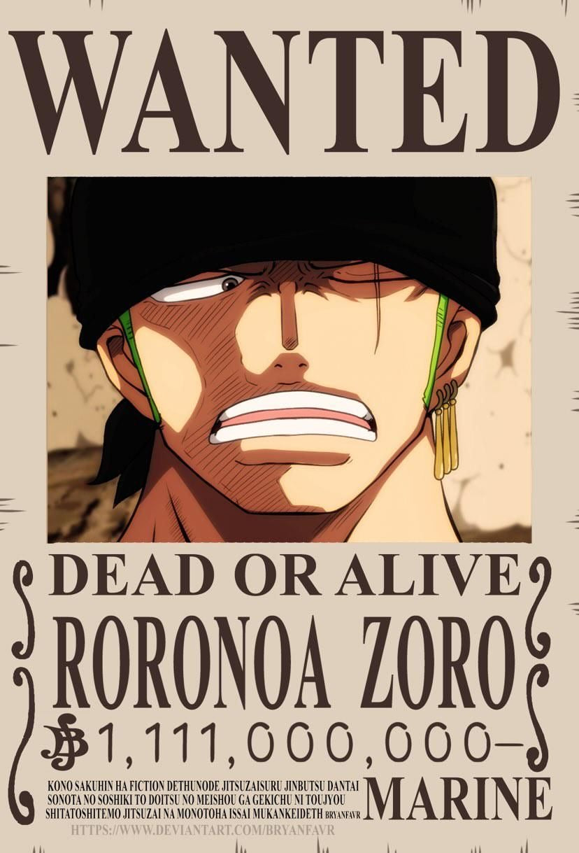 Zoro - One piece Poster