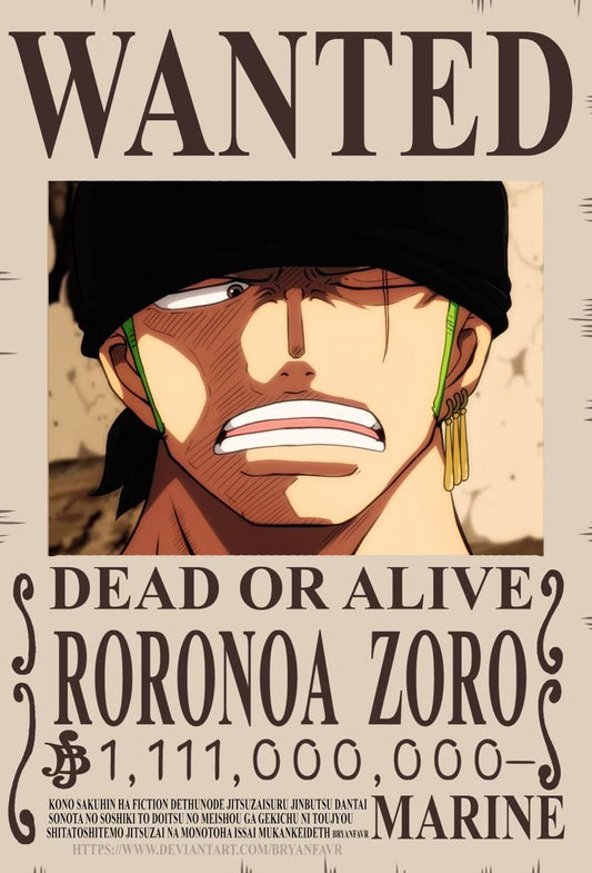 Zoro - One piece Poster