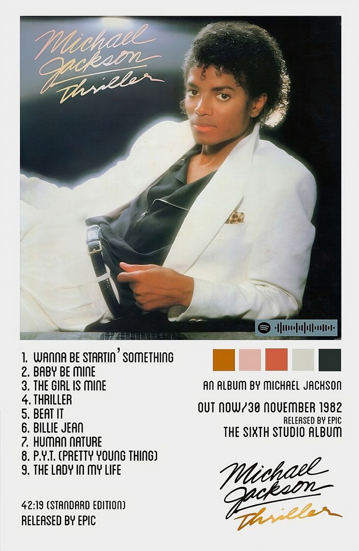 Michael Jackson Album Polaroid