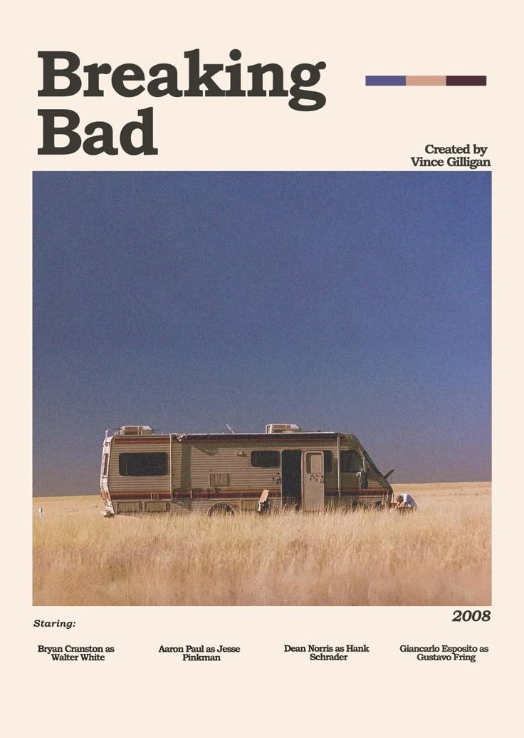 Breaking Bad Poster | Van Graphical Poster