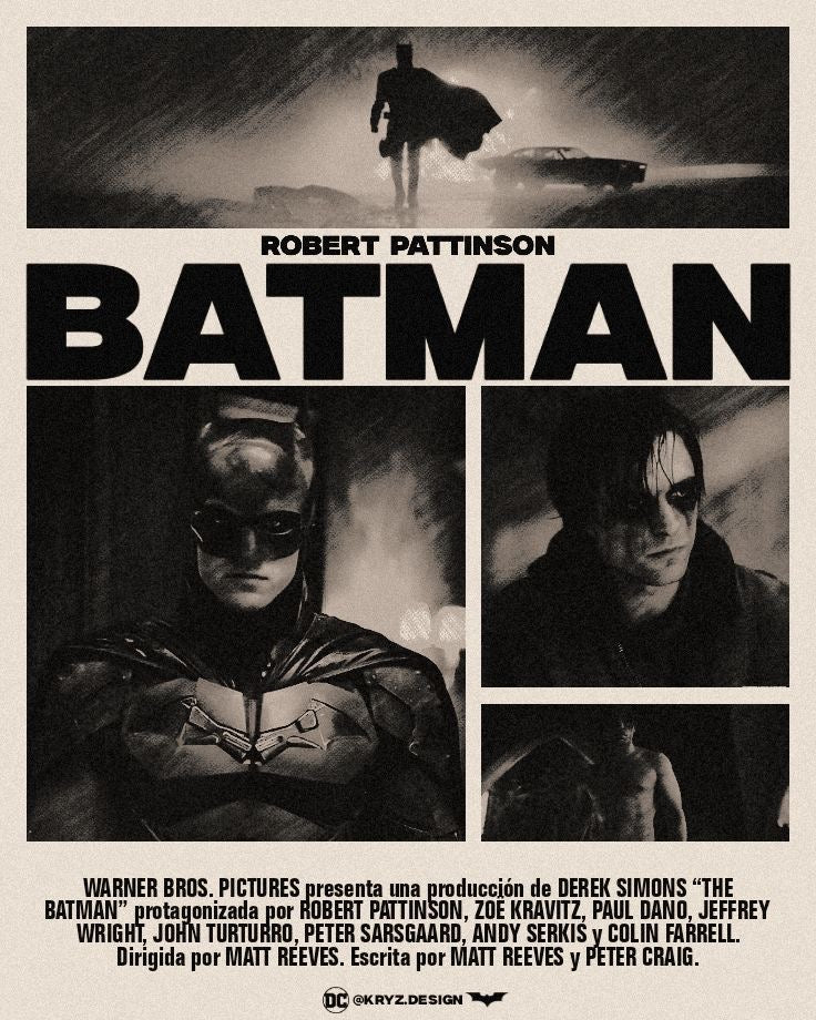 The Batman Poster | Robert Pattinson Batman