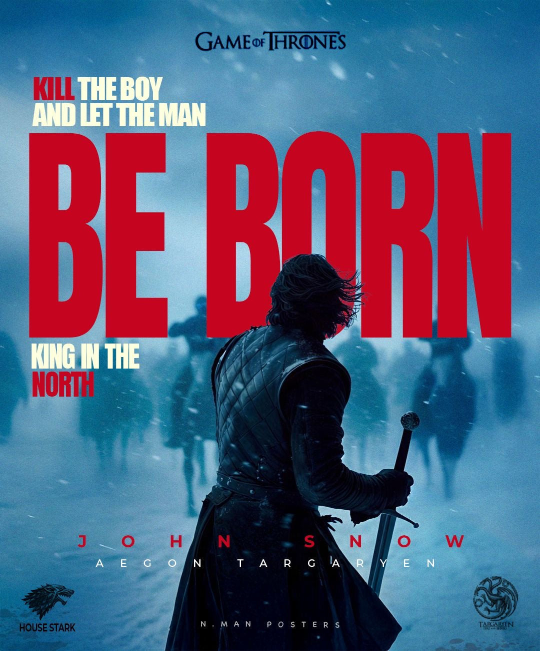Jon Snow Poster | Game of Thrones