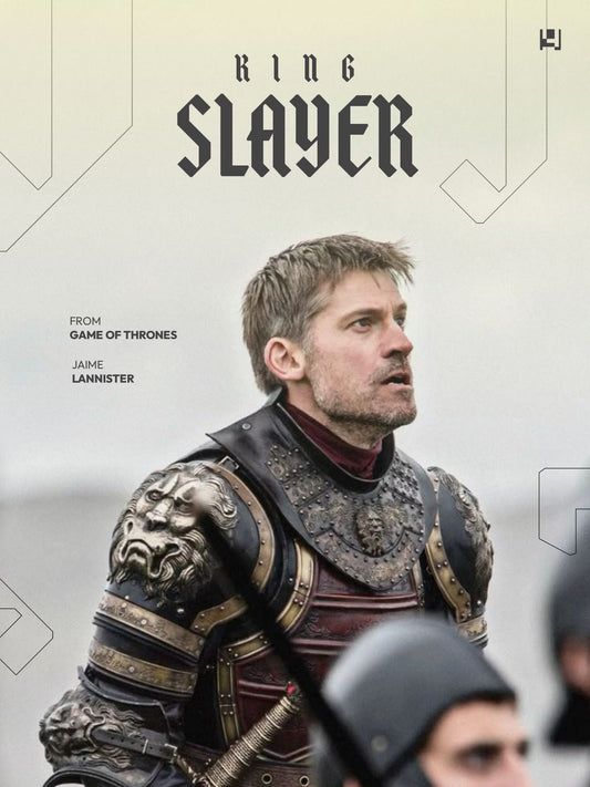 Jamie Lannister King Slayer Poster | Game of Thrones