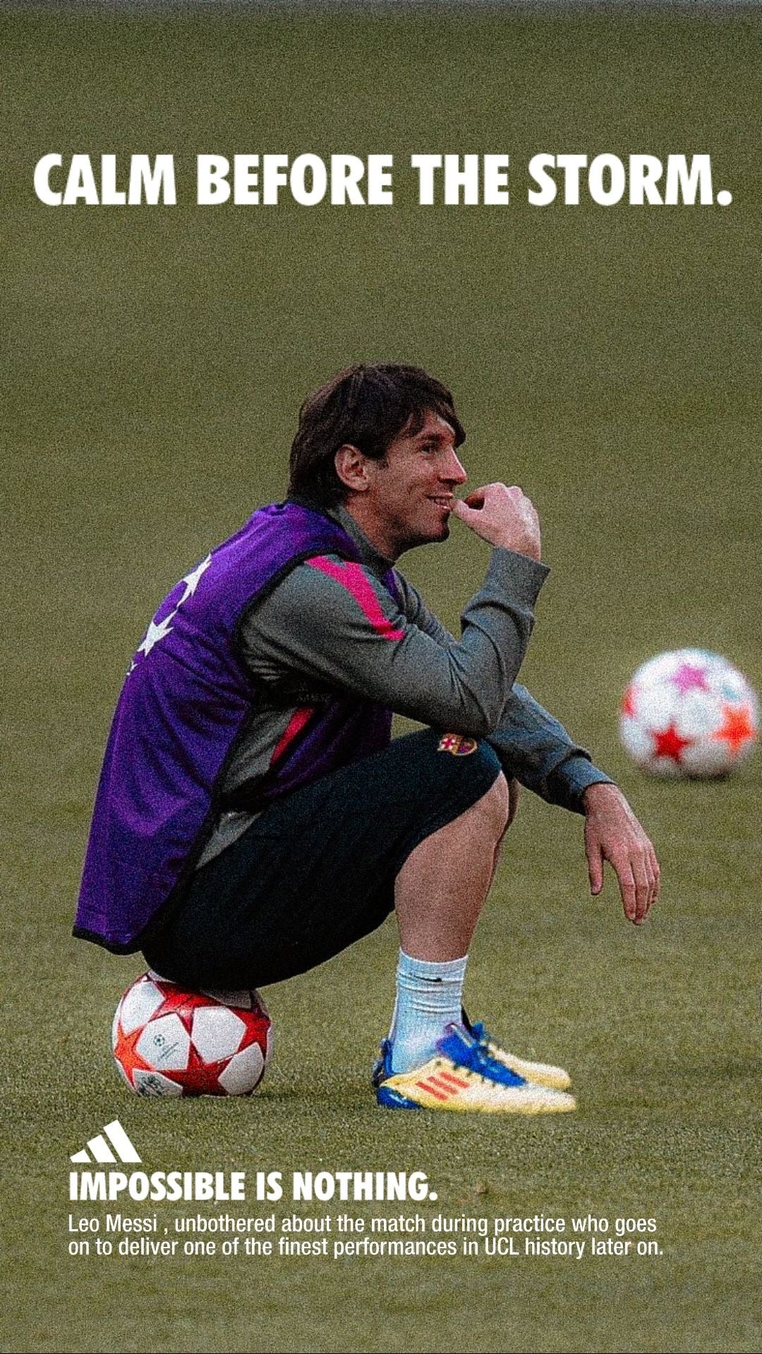 Lionel Messi Poster | "Calm Before the Storm"