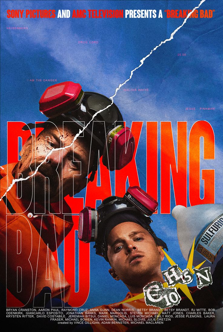 Breaking Bad Poster | Jesse and Walter White